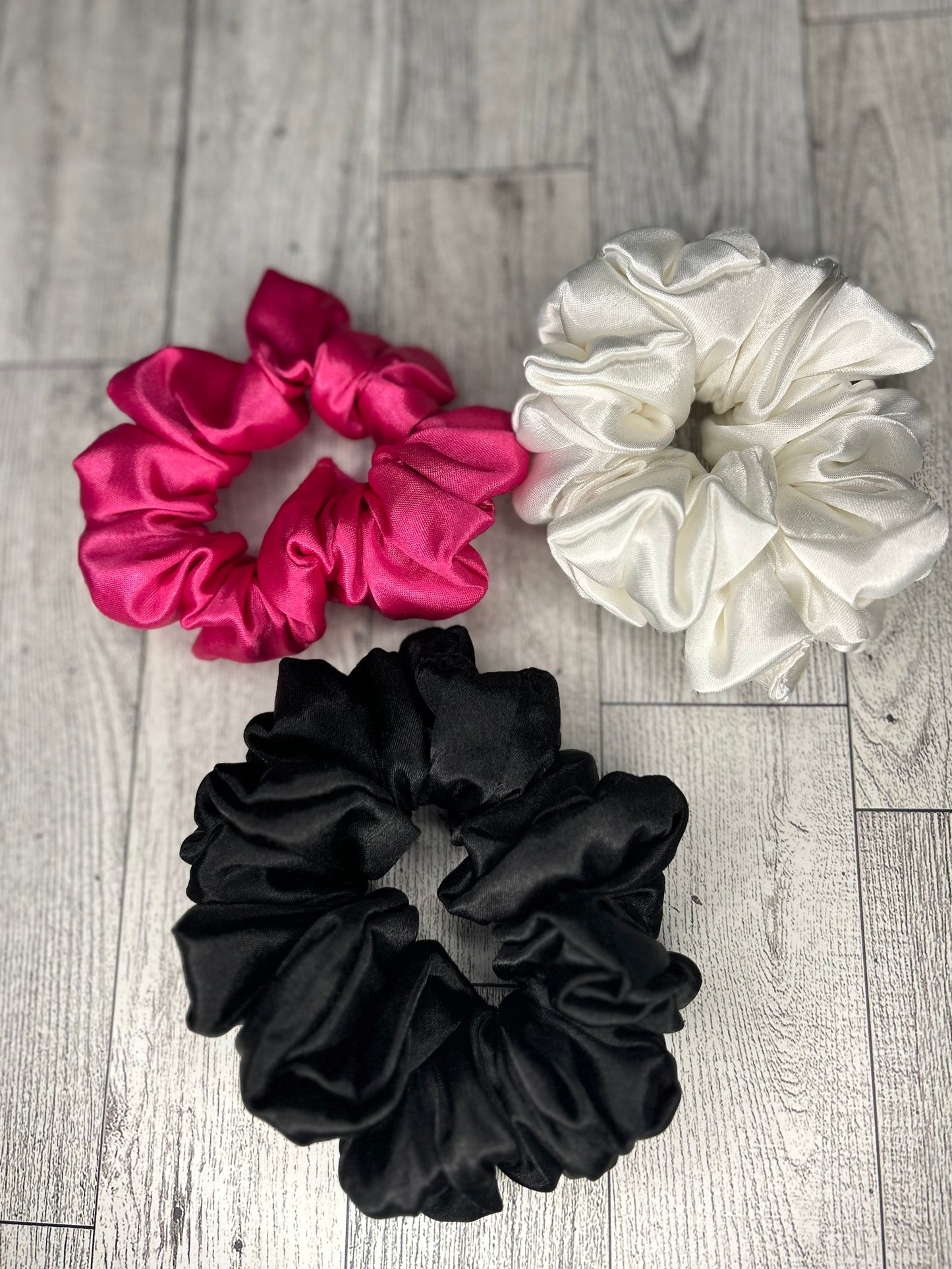 Satin Hair Scrunchies