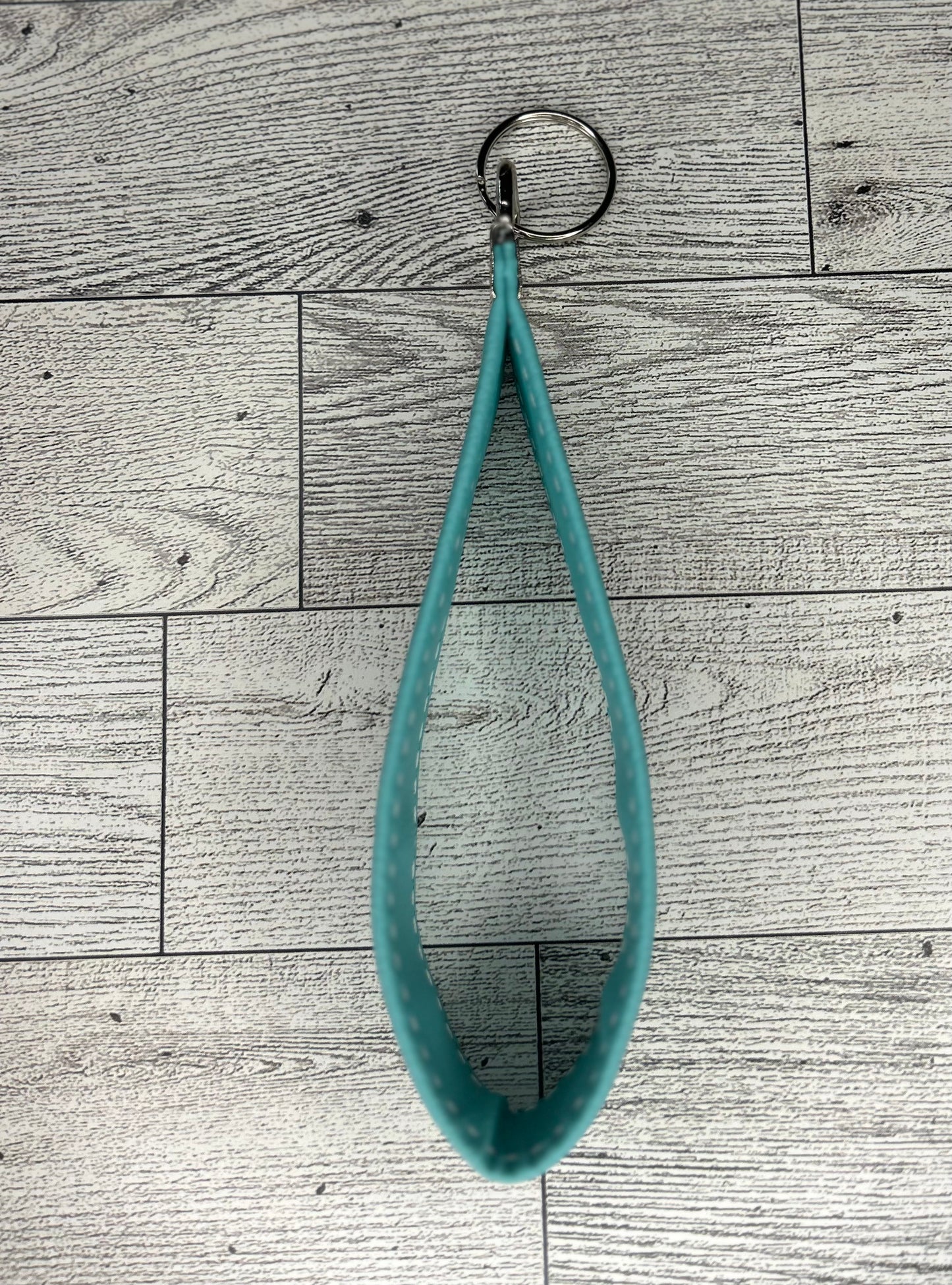 Faux Leather Wristlet Keychains