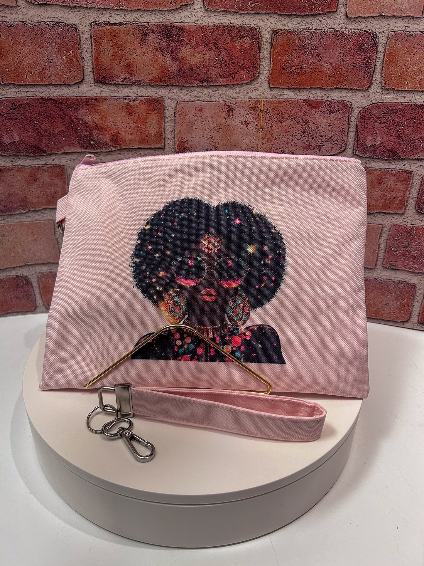 Pink Goddess Wristlet