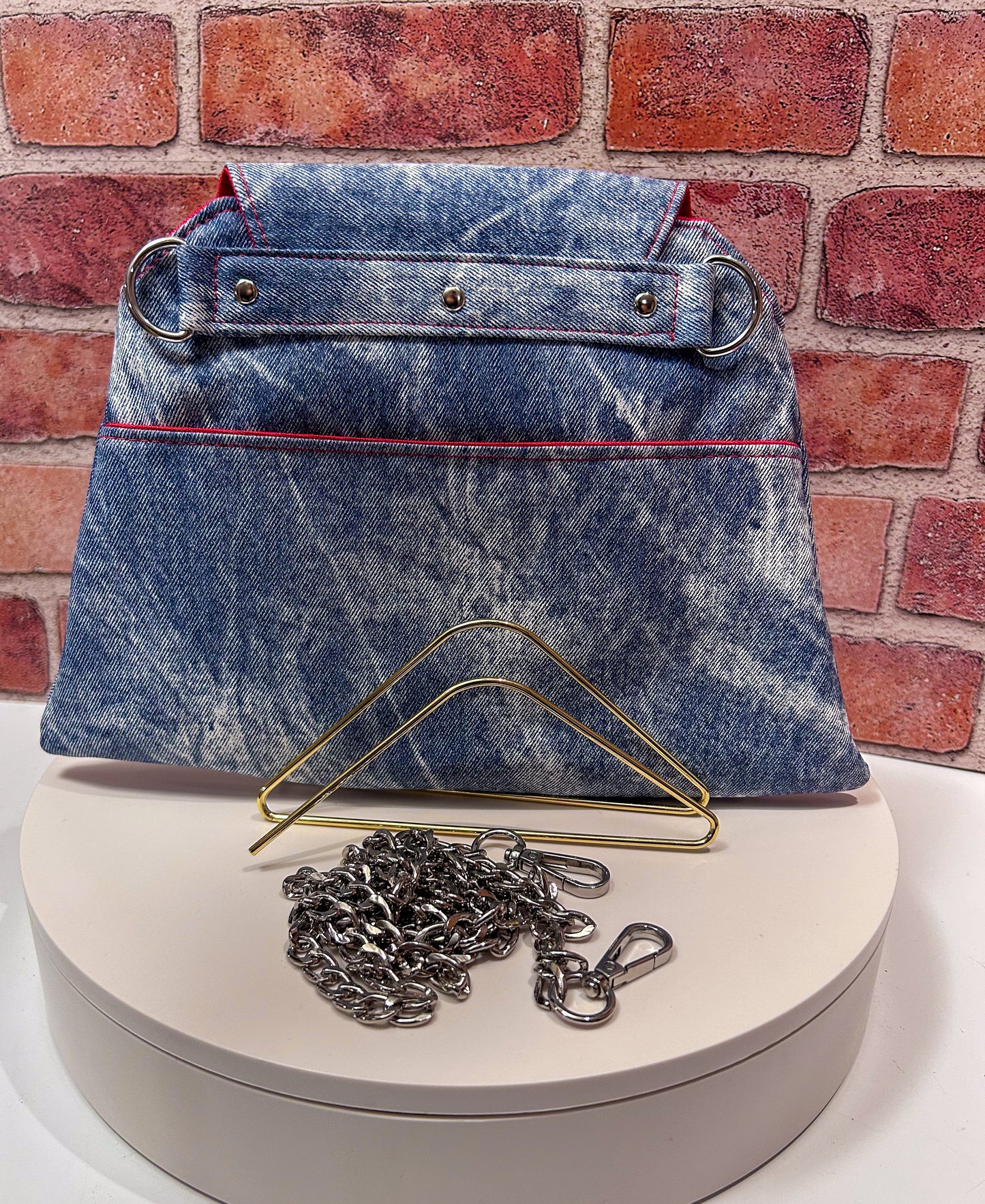 Denim Jenesis Crossbody Bag