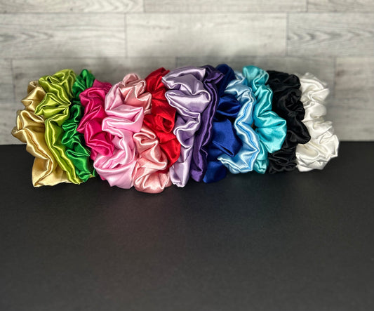 Satin Hair Scrunchies