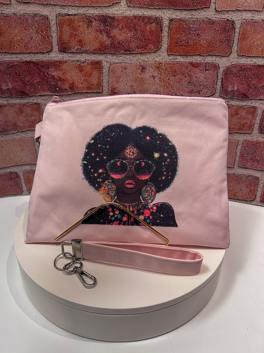 Pink Goddess Wristlet