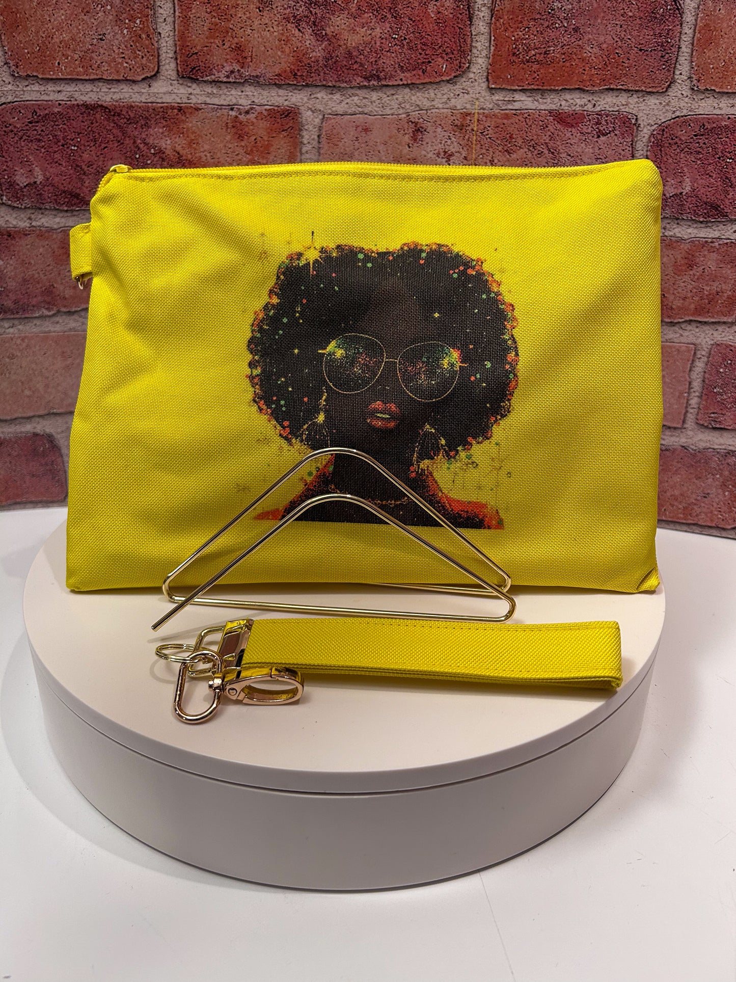 Yellow Goddess Wristlet