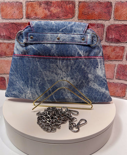 Denim Jenesis Crossbody Bag