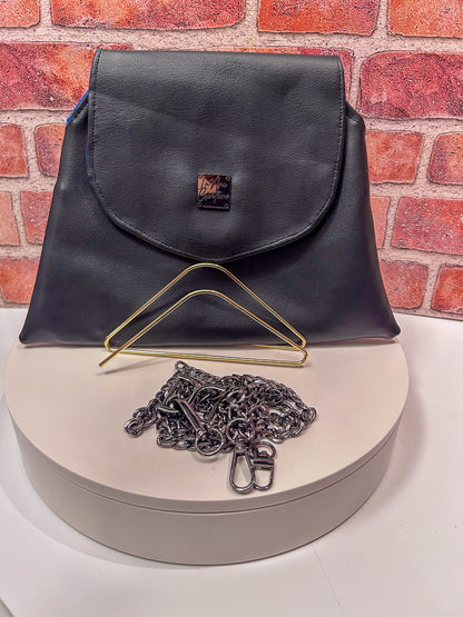 Black and Blue Jenesis Crossbody Bag