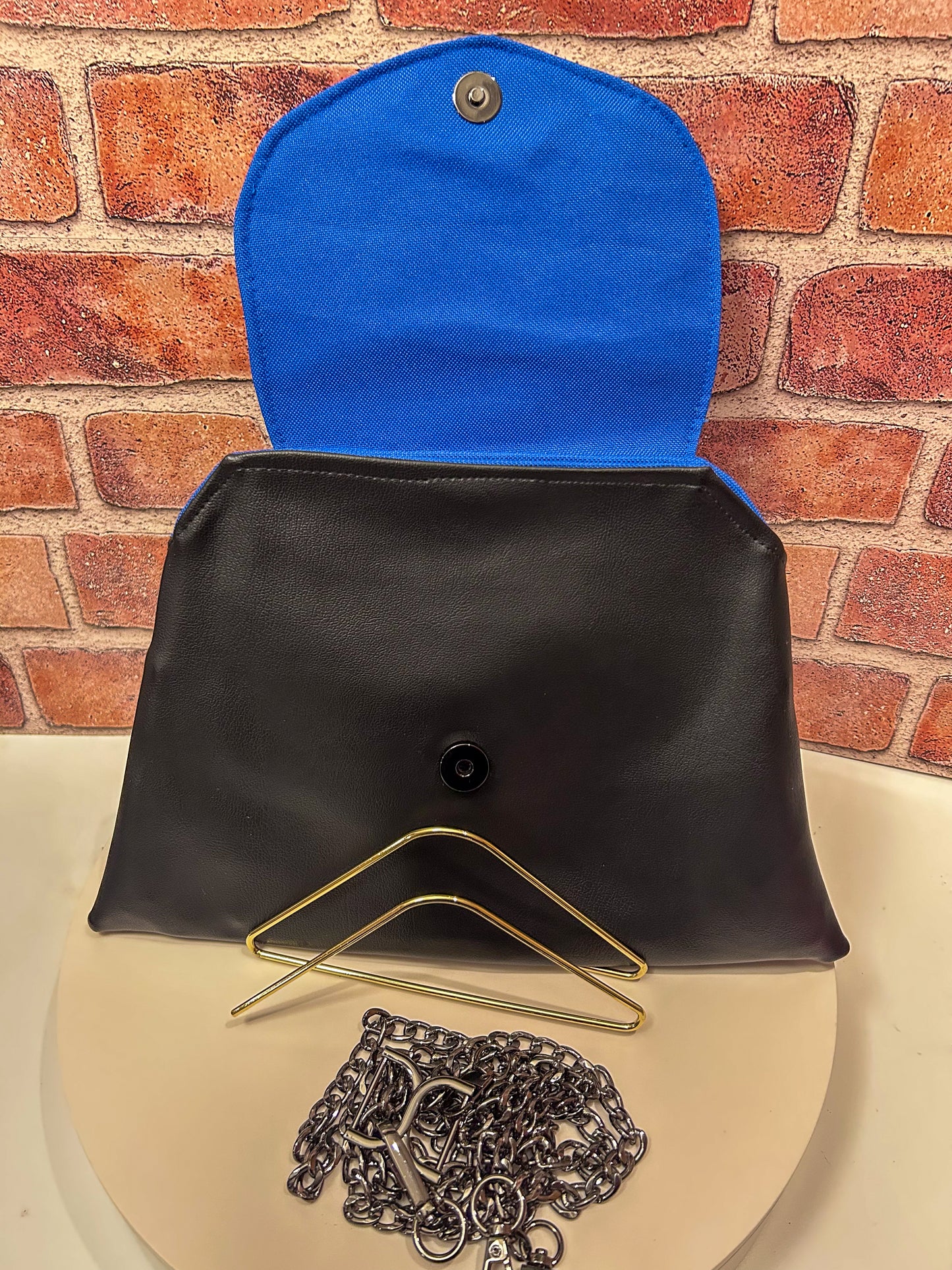 Black and Blue Jenesis Crossbody Bag