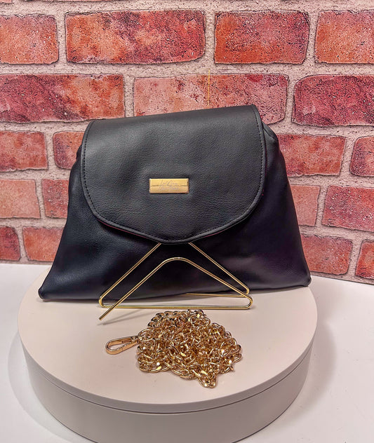 Black and Red Jenesis Crossbody Bag